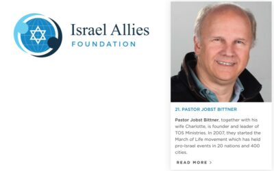 Джобст Биттнер номинирован среди “50 самых важных христианских союзников Израиля”